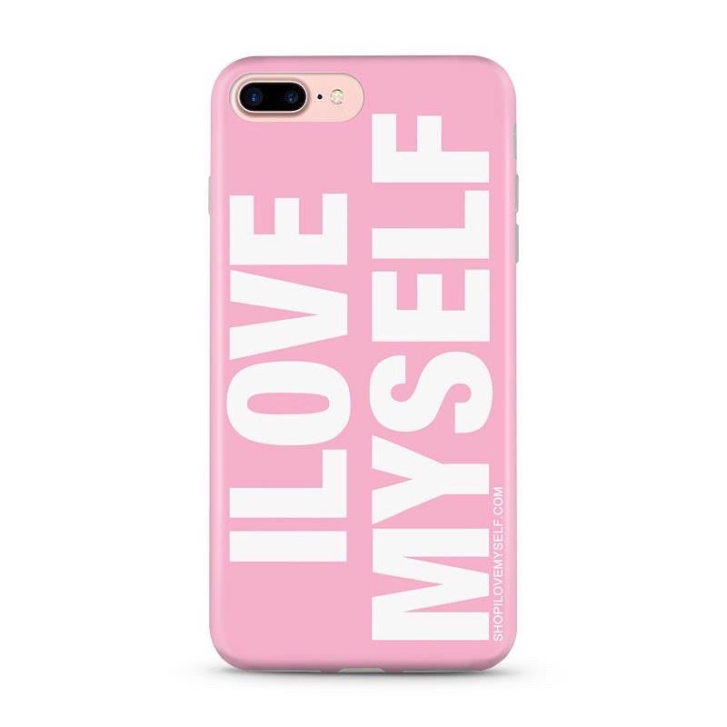 PINK "I LOVE MYSELF" PHONE CASE