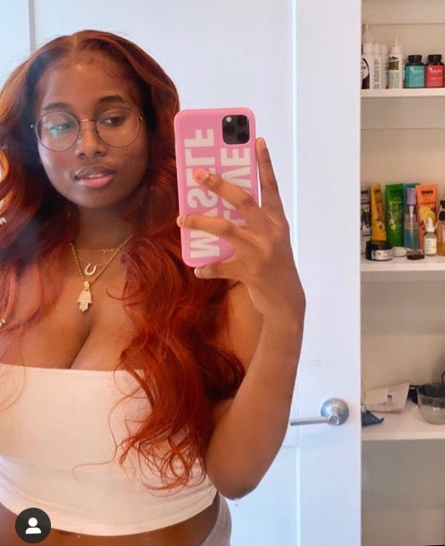 PINK "I LOVE MYSELF" PHONE CASE