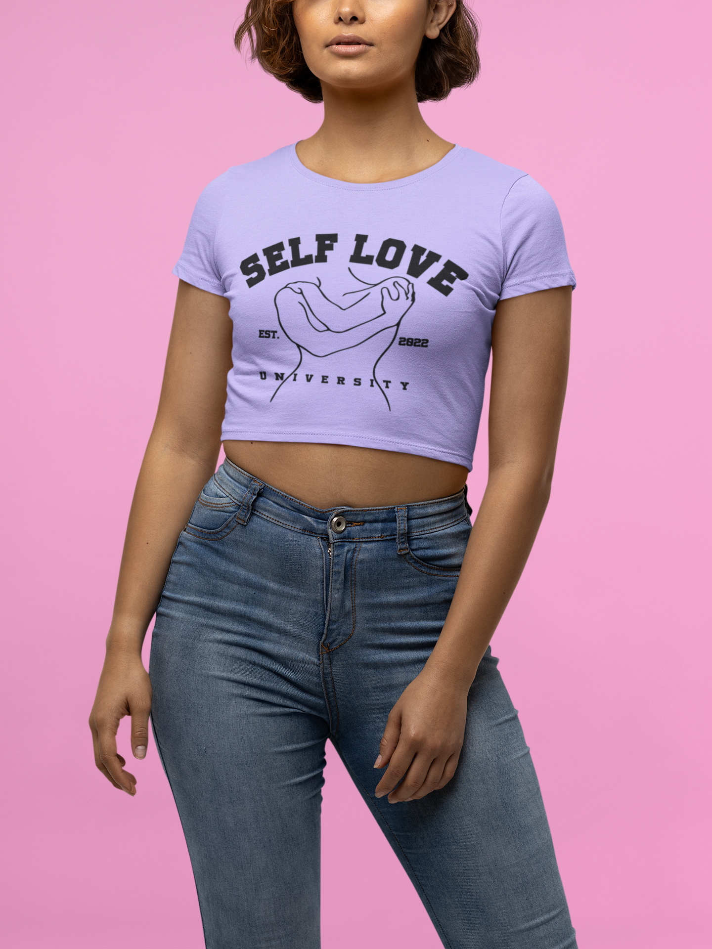 THE FITTED CROP TOP.