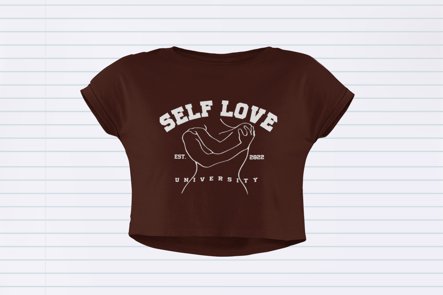 THE FITTED CROP TOP.