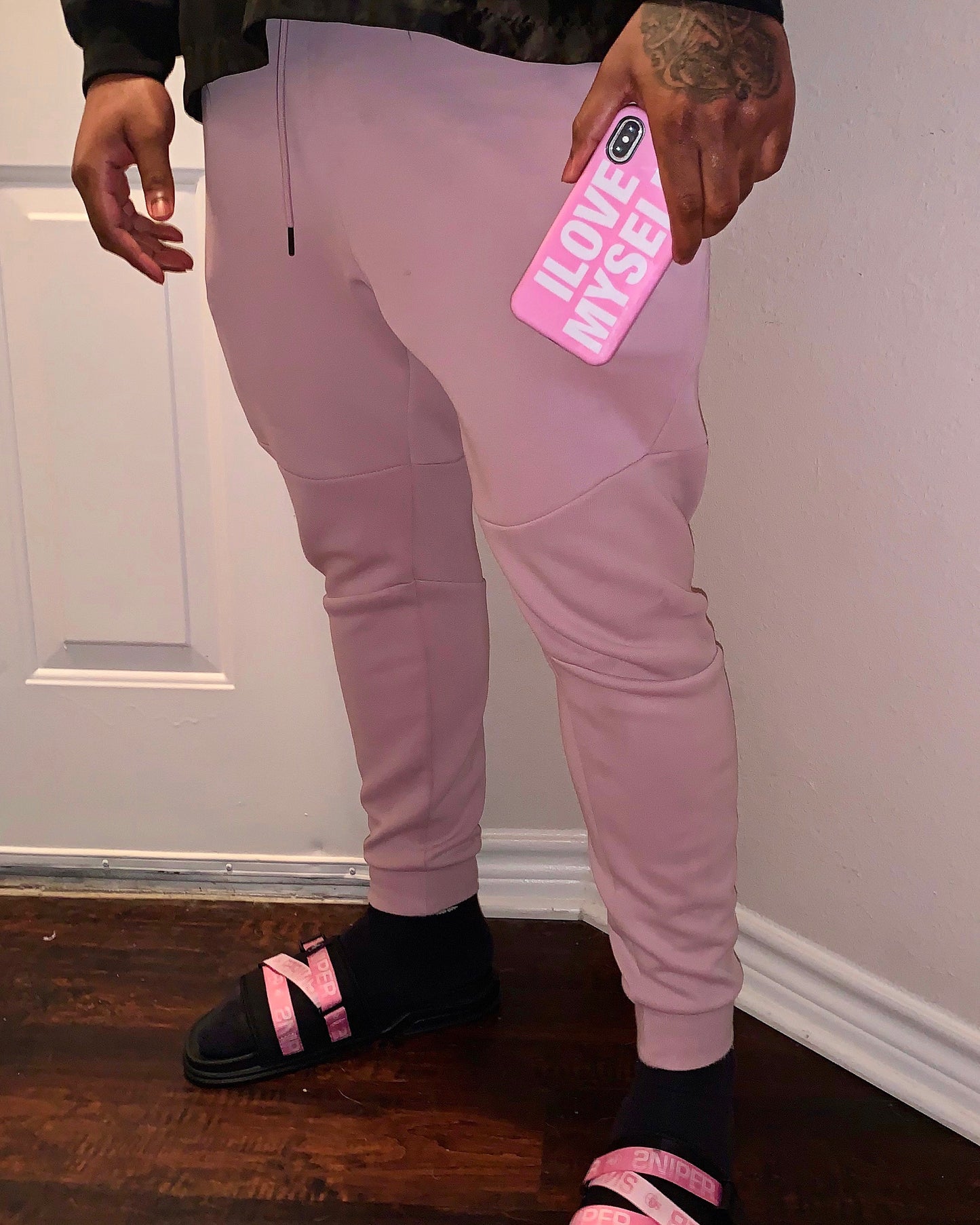 PINK "I LOVE MYSELF" PHONE CASE