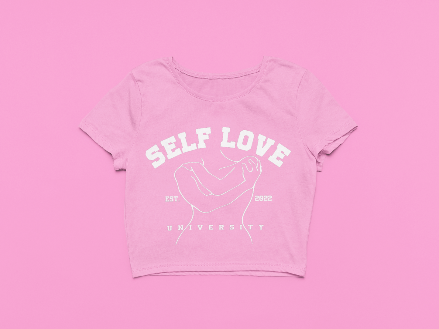 THE FITTED CROP TOP.