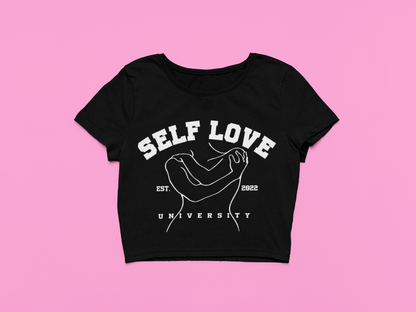 THE FITTED CROP TOP.